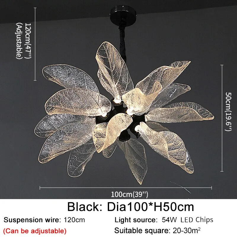 Petals Nest Crystal Chandelier: Stunning Home Lighting