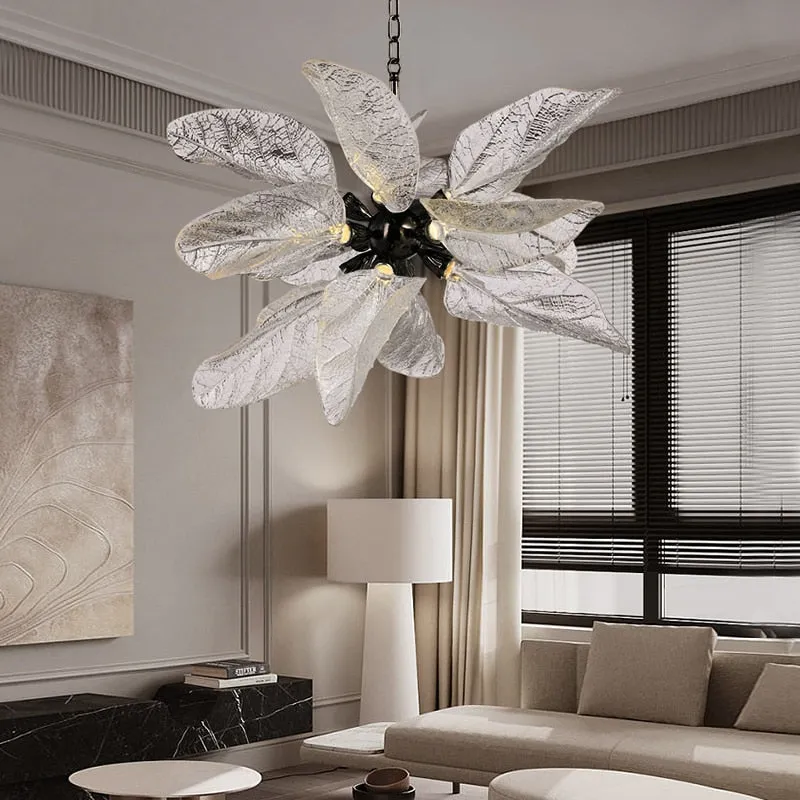 Petals Nest Crystal Chandelier: Stunning Home Lighting