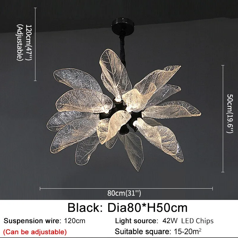 Petals Nest Crystal Chandelier: Stunning Home Lighting