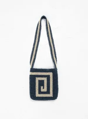 Pilgrim Bag Navy & Ecru