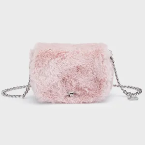 Pink Faux Fur Bag