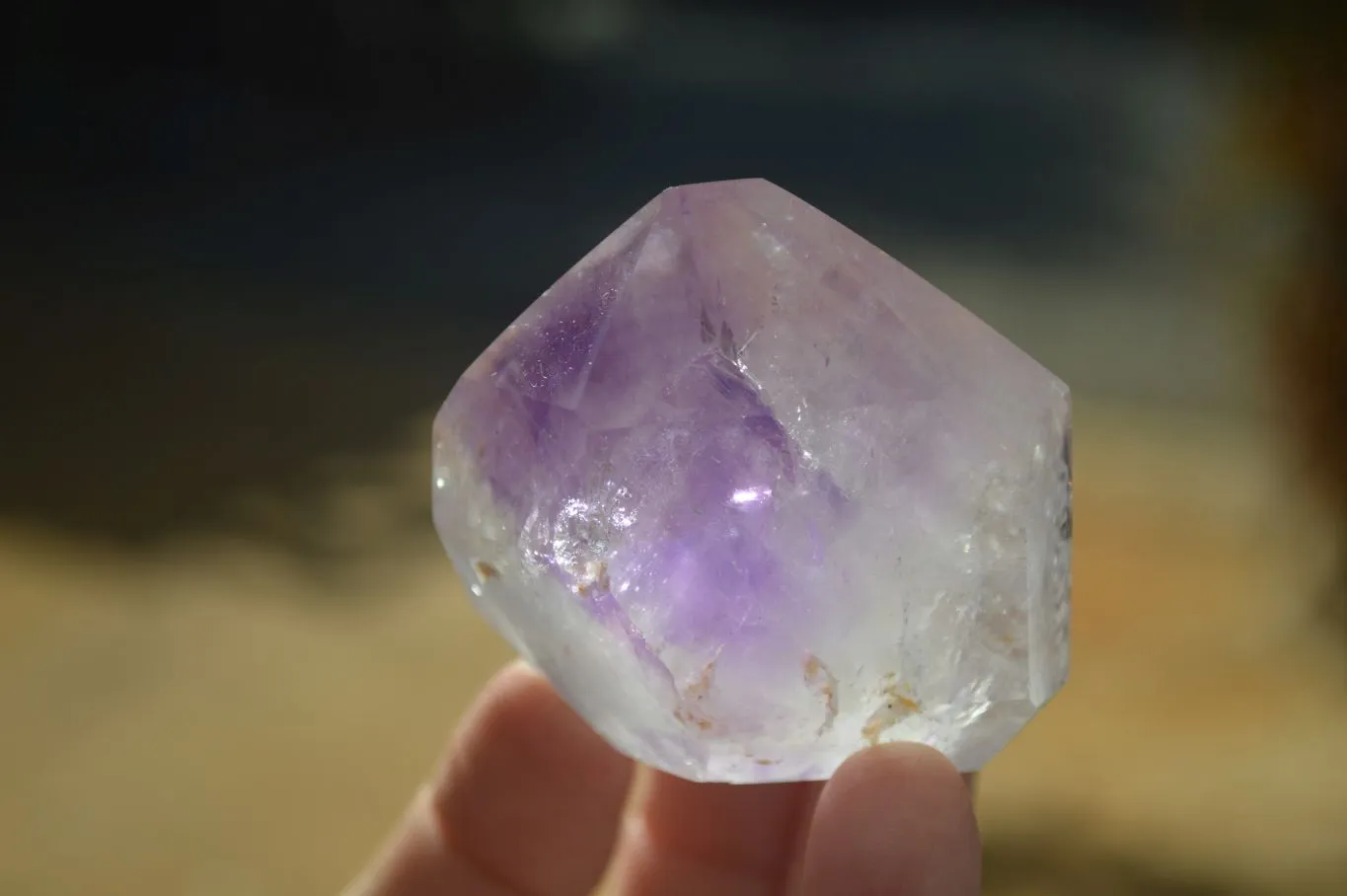 Polished Stunning Window Amethyst Crystals x 6 From Ankazobe, Madagascar