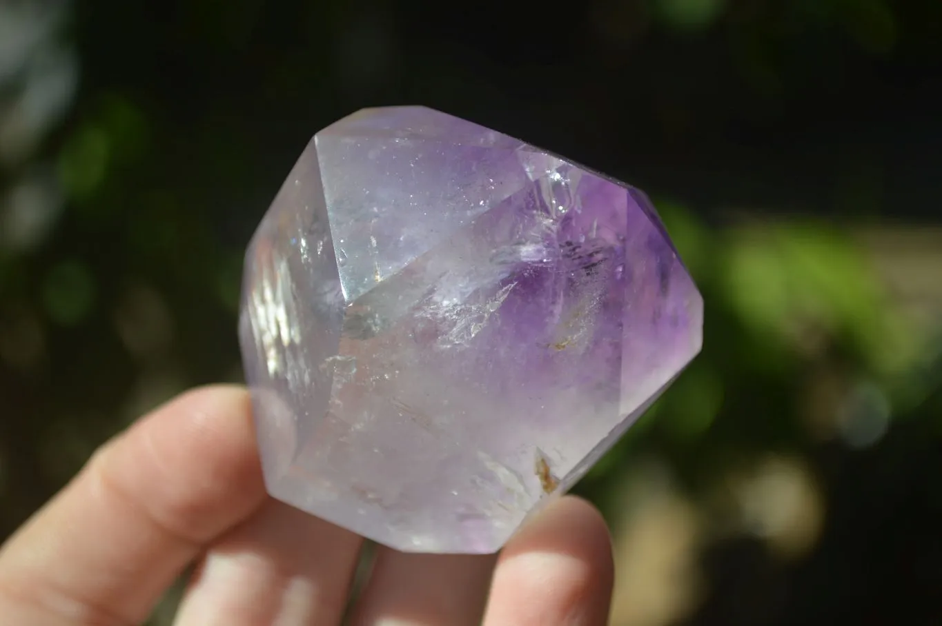 Polished Stunning Window Amethyst Crystals x 6 From Ankazobe, Madagascar