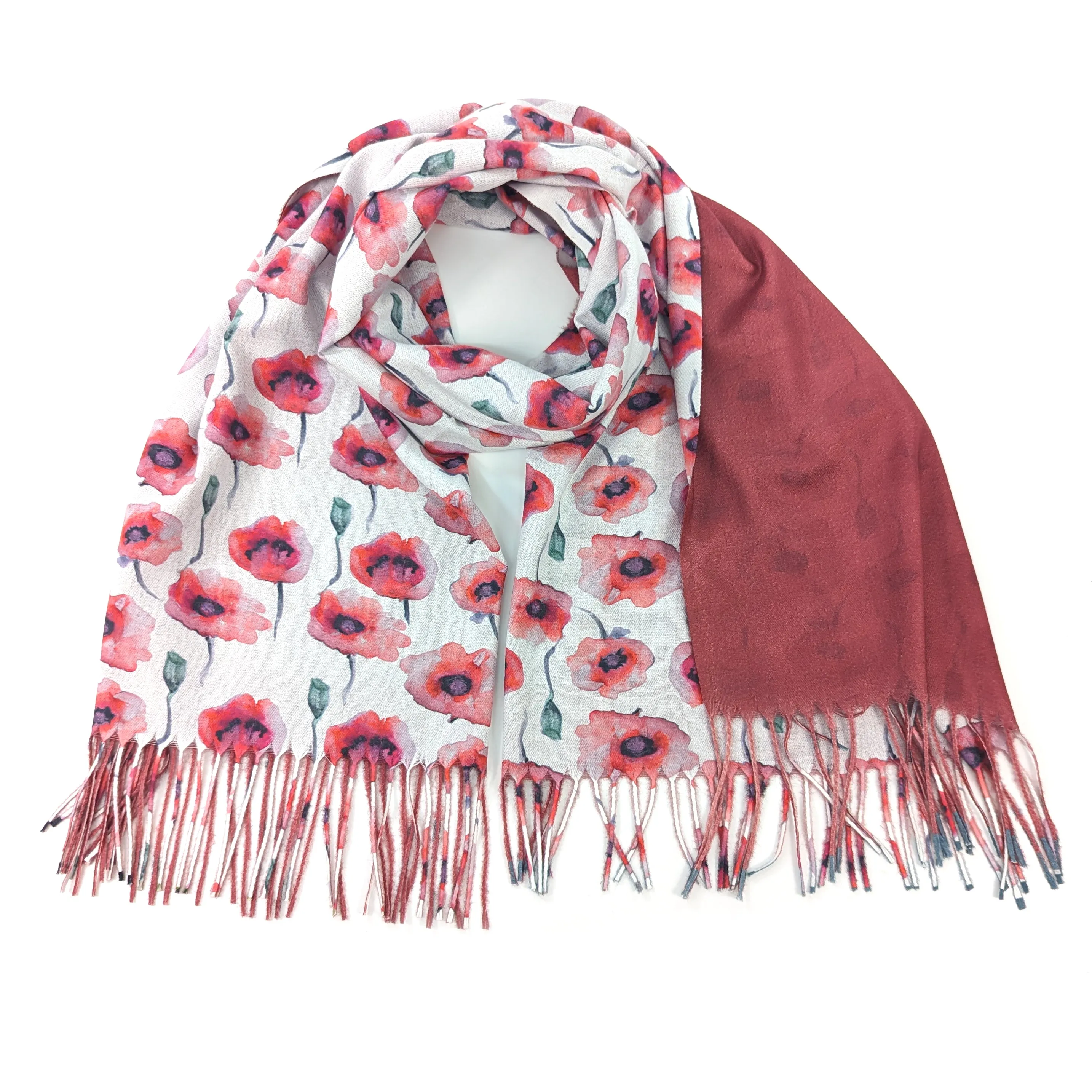 Poppy Gift Set - Shoulder Bag & Pashmina Style Scarf