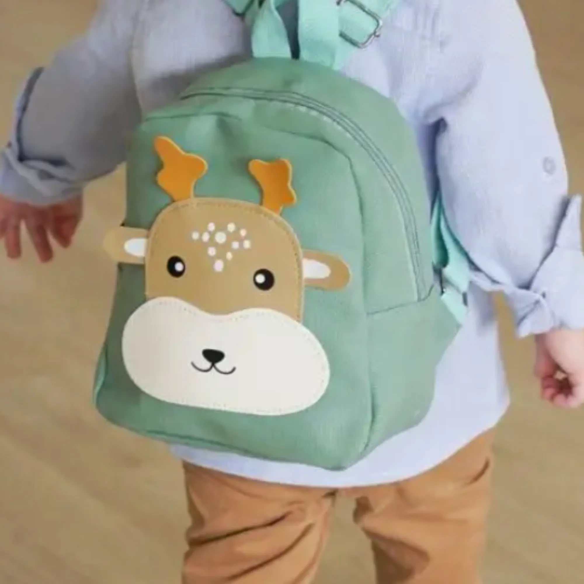 Preschool Children's Deer Backpack - Green