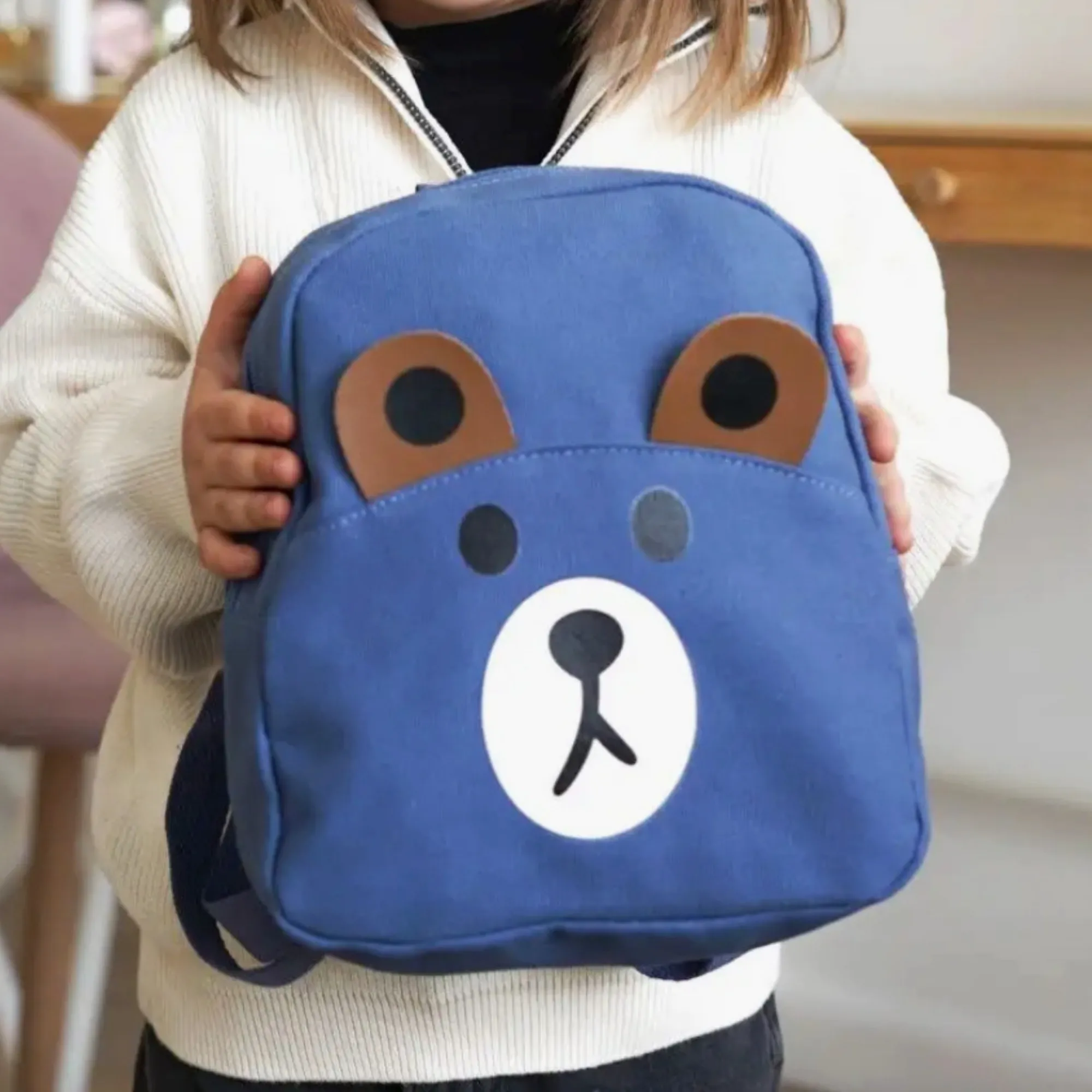 Preschool Children's Teddy Backpack - Blue