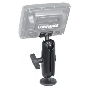 RAM Mount 1.5in Ball inRugged Usein Composite Mount for Lowrance Elite-5 & Mark-5 Series Fishfinders