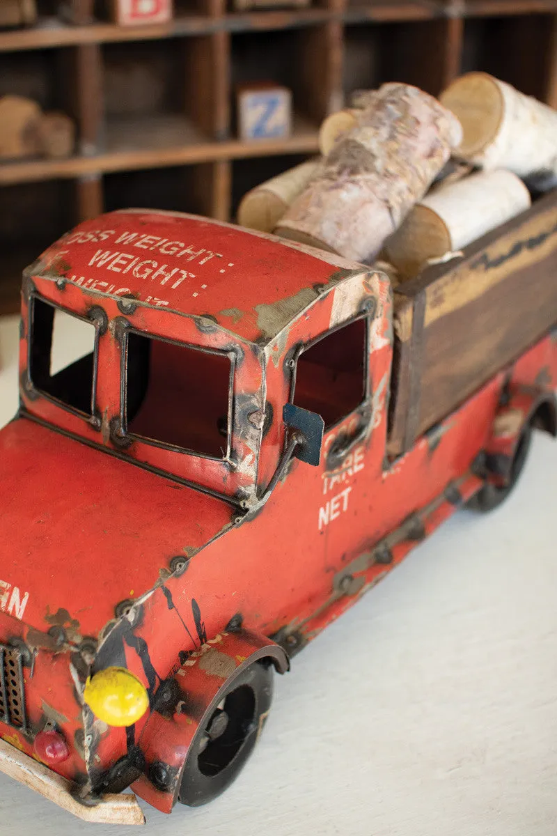 Red Pick Up Truck Planter