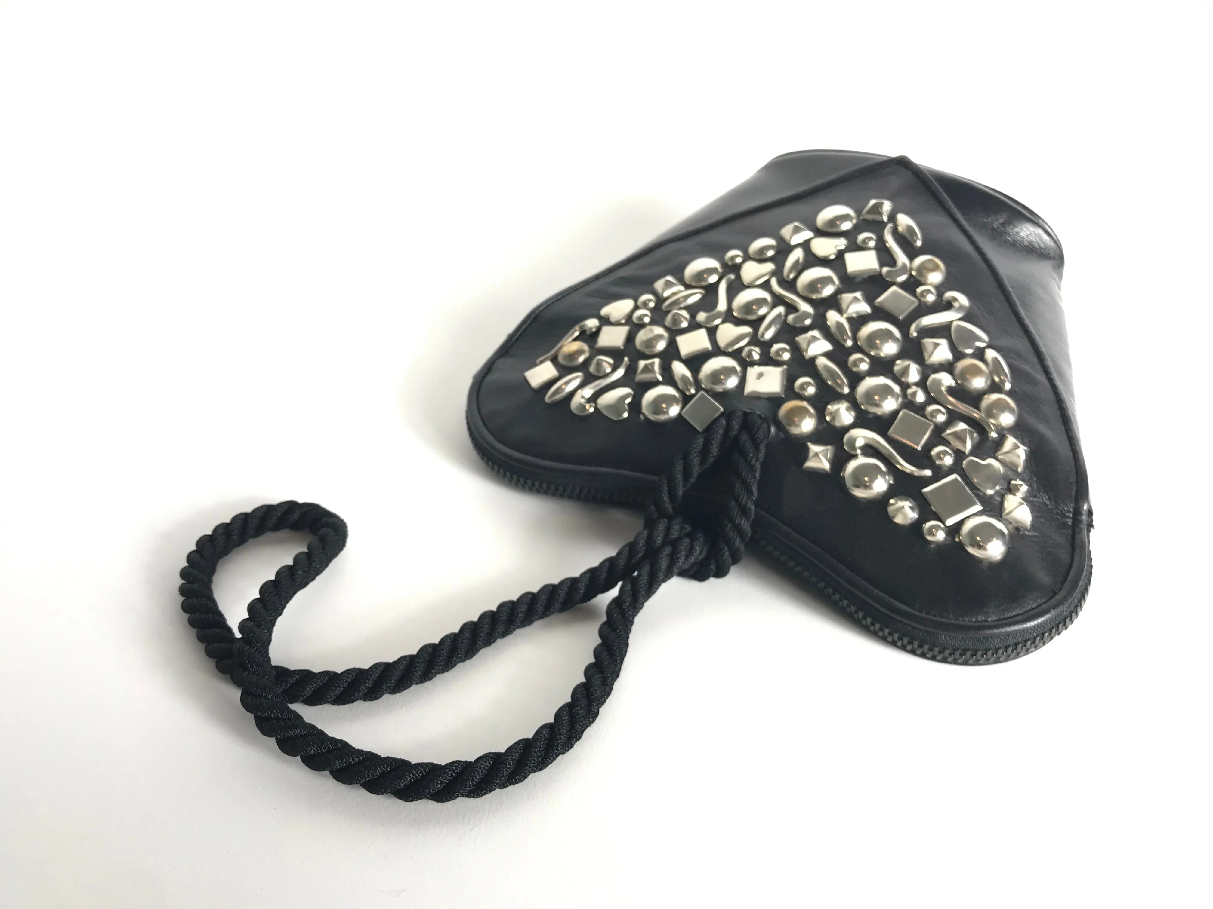 RENAUD PELLEGRINO Heart Shaped Studded Bag