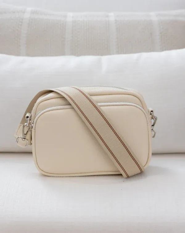 Riley Crossbody Bag - Cream