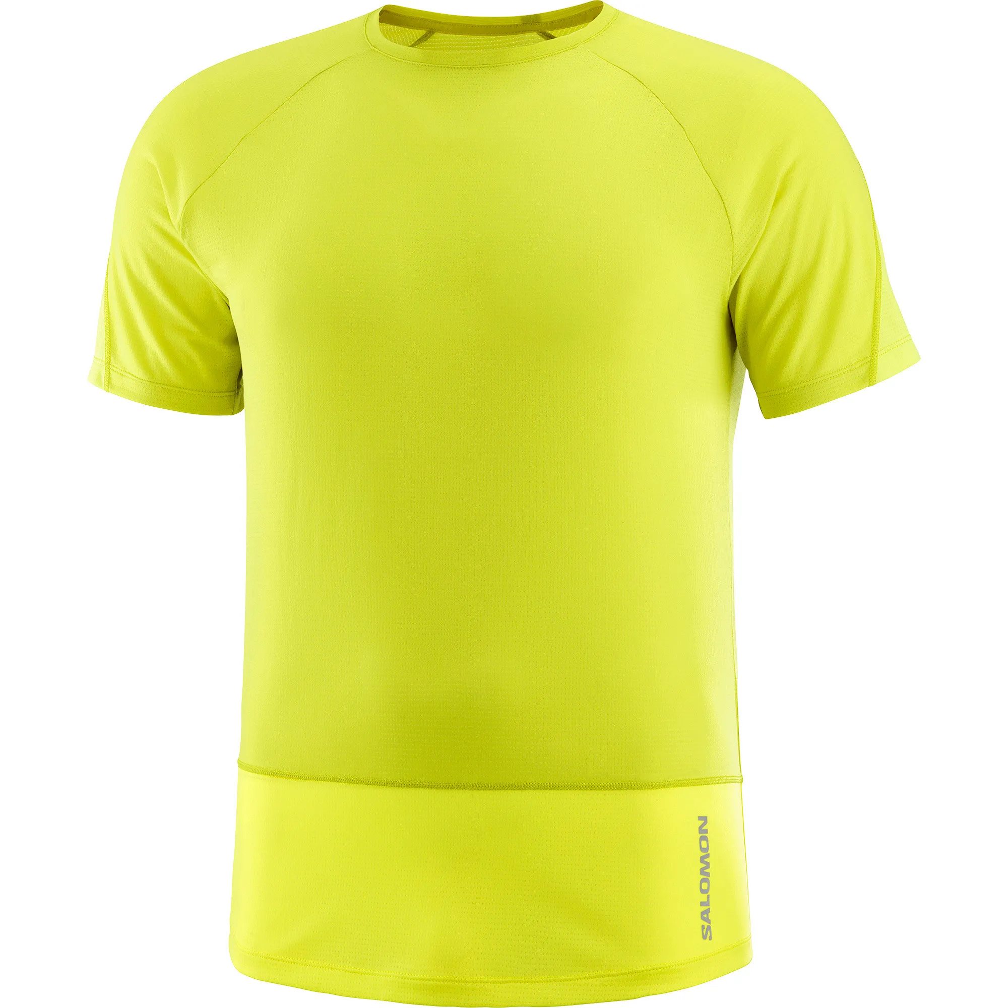 Salomon Men&#x27;s Cross Run Tee Citronelle | Buy Salomon Men&#x27;s Cross Run Tee Citronelle here | Outnorth