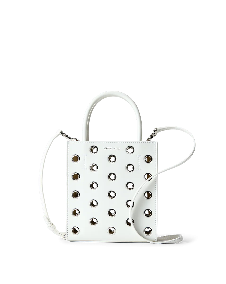 Shopper Bag with Grommet Detailing