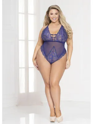 Simply Stunning Teddy 11113X Navy 3X/4X