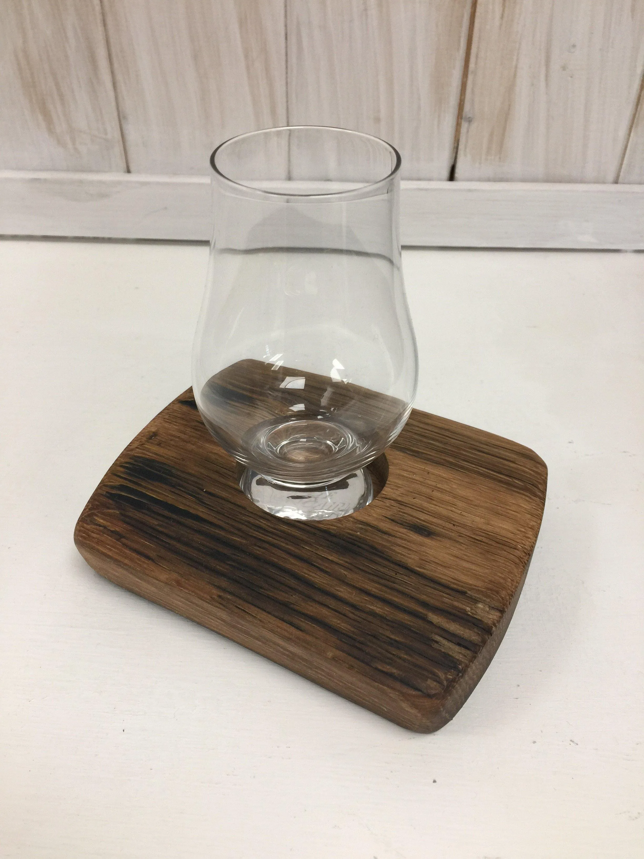 Single Whisky Barrel Glass Holder