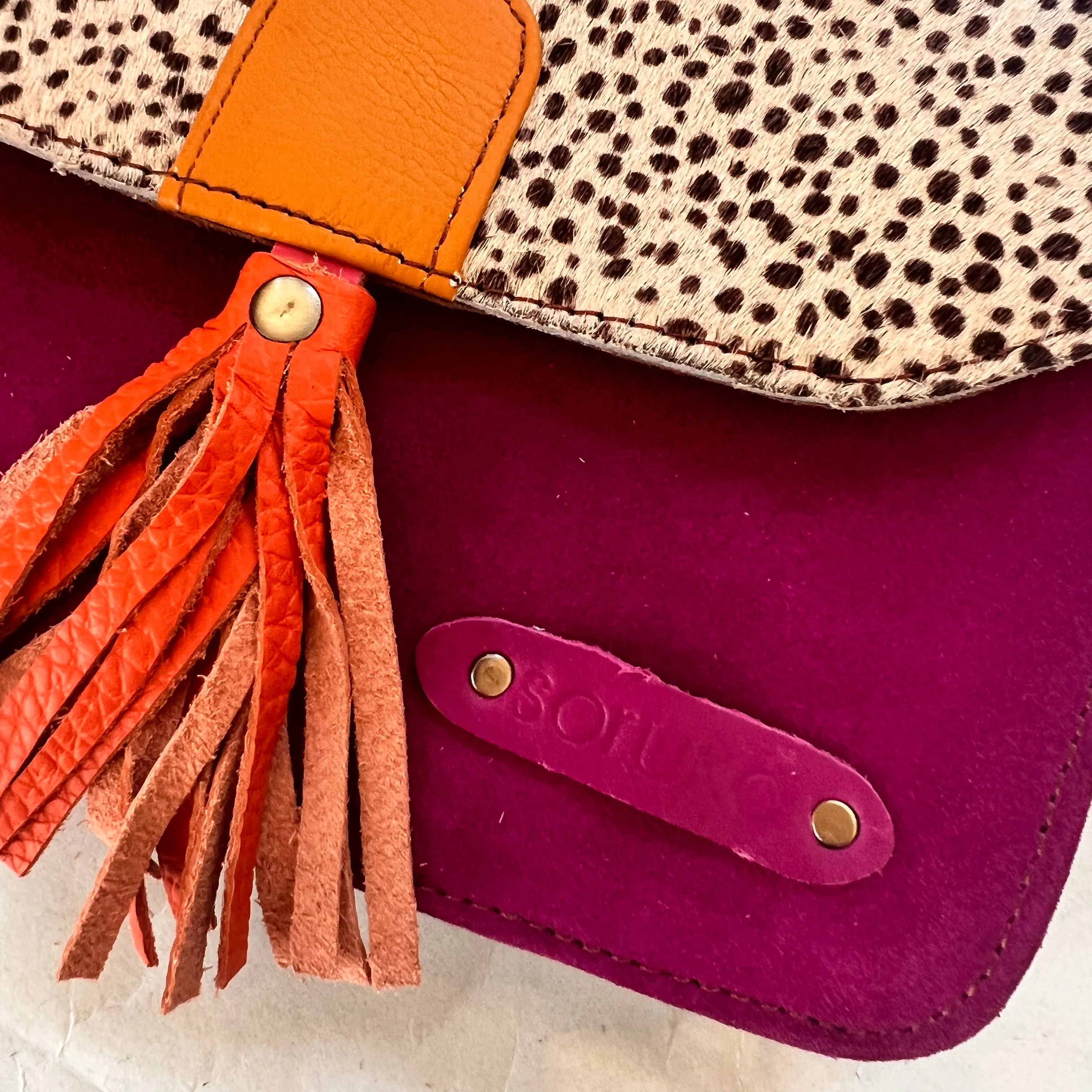 Soruka - Claire Purse, Orange Tassel