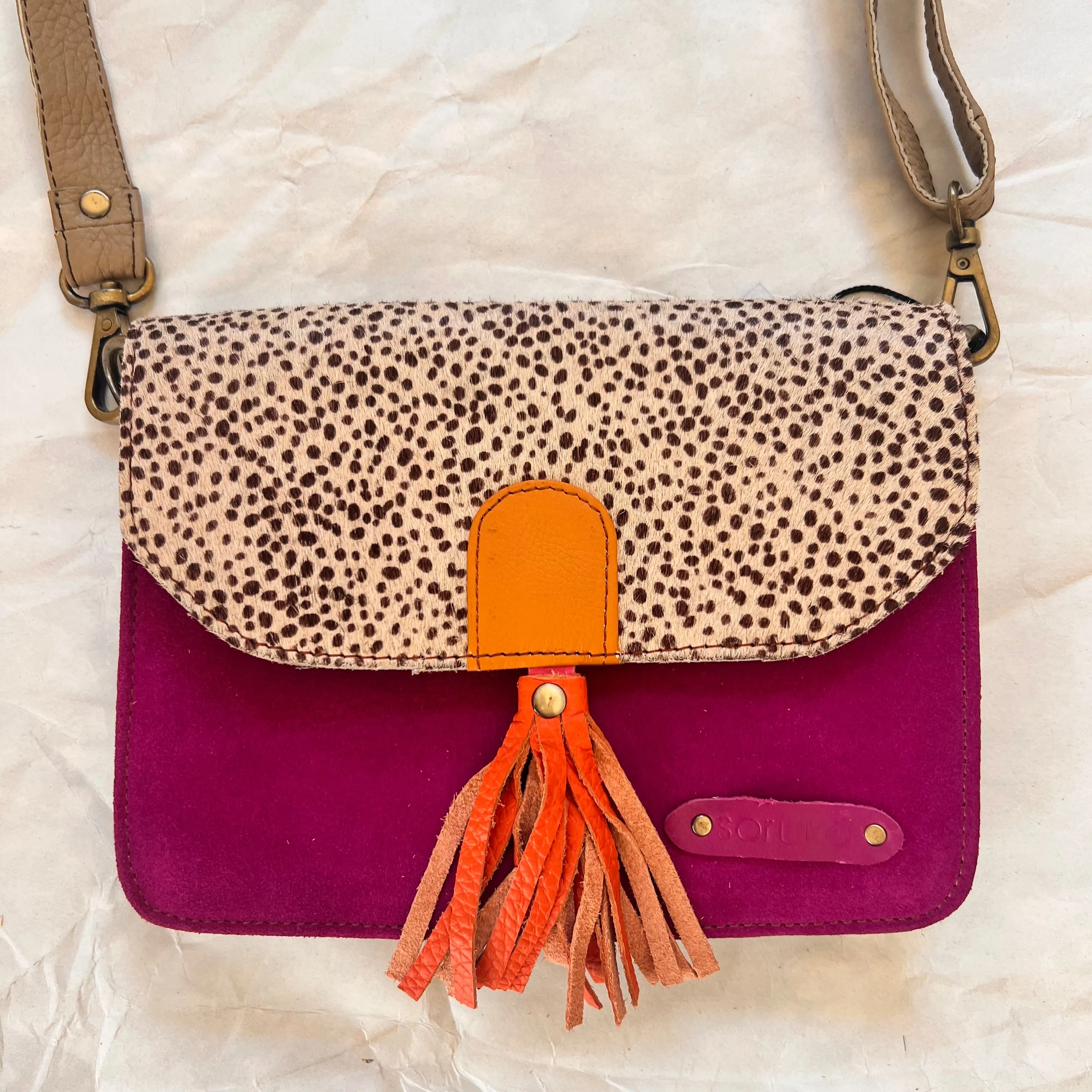 Soruka - Claire Purse, Orange Tassel