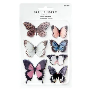 Spellbinders Timeless Stickers Sunrise Butterflies