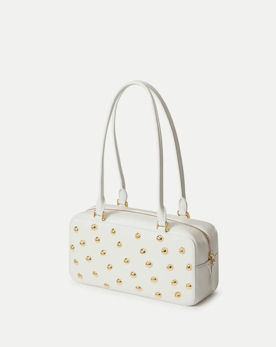 Studded Boxy Shoulder Bag