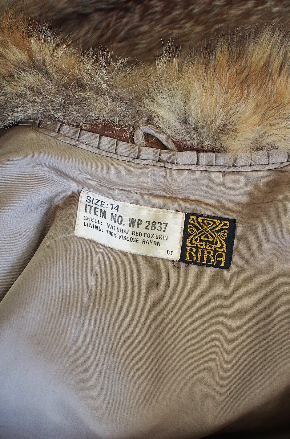 Stunning 1970s Biba Fox Fur Jacket