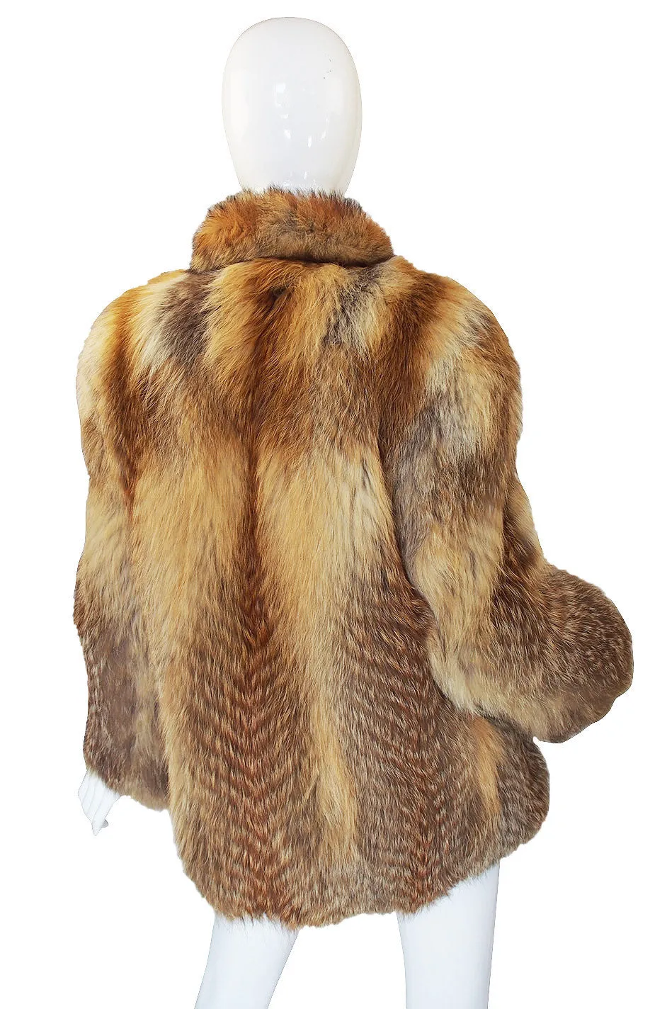 Stunning 1970s Biba Fox Fur Jacket