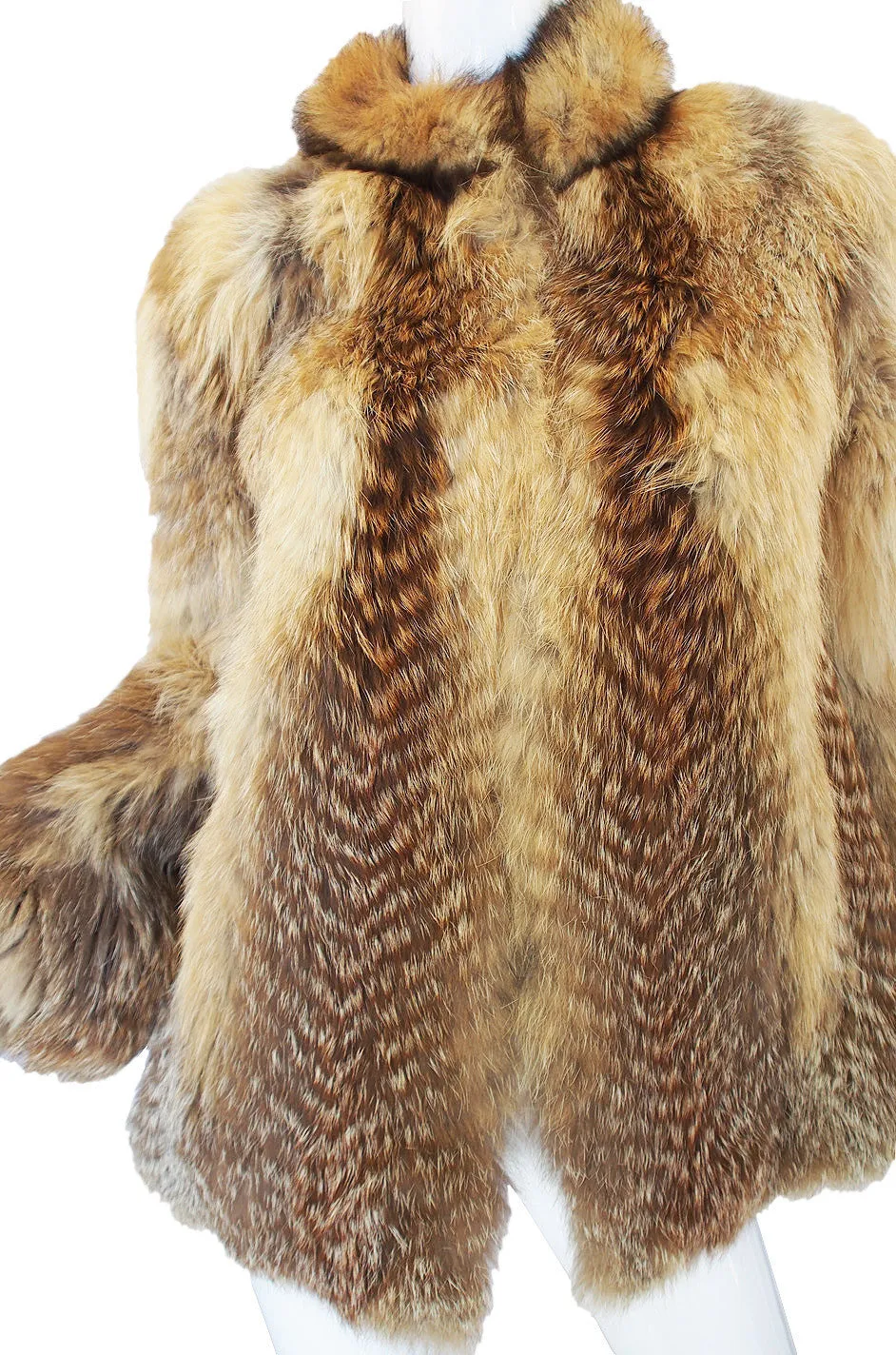 Stunning 1970s Biba Fox Fur Jacket