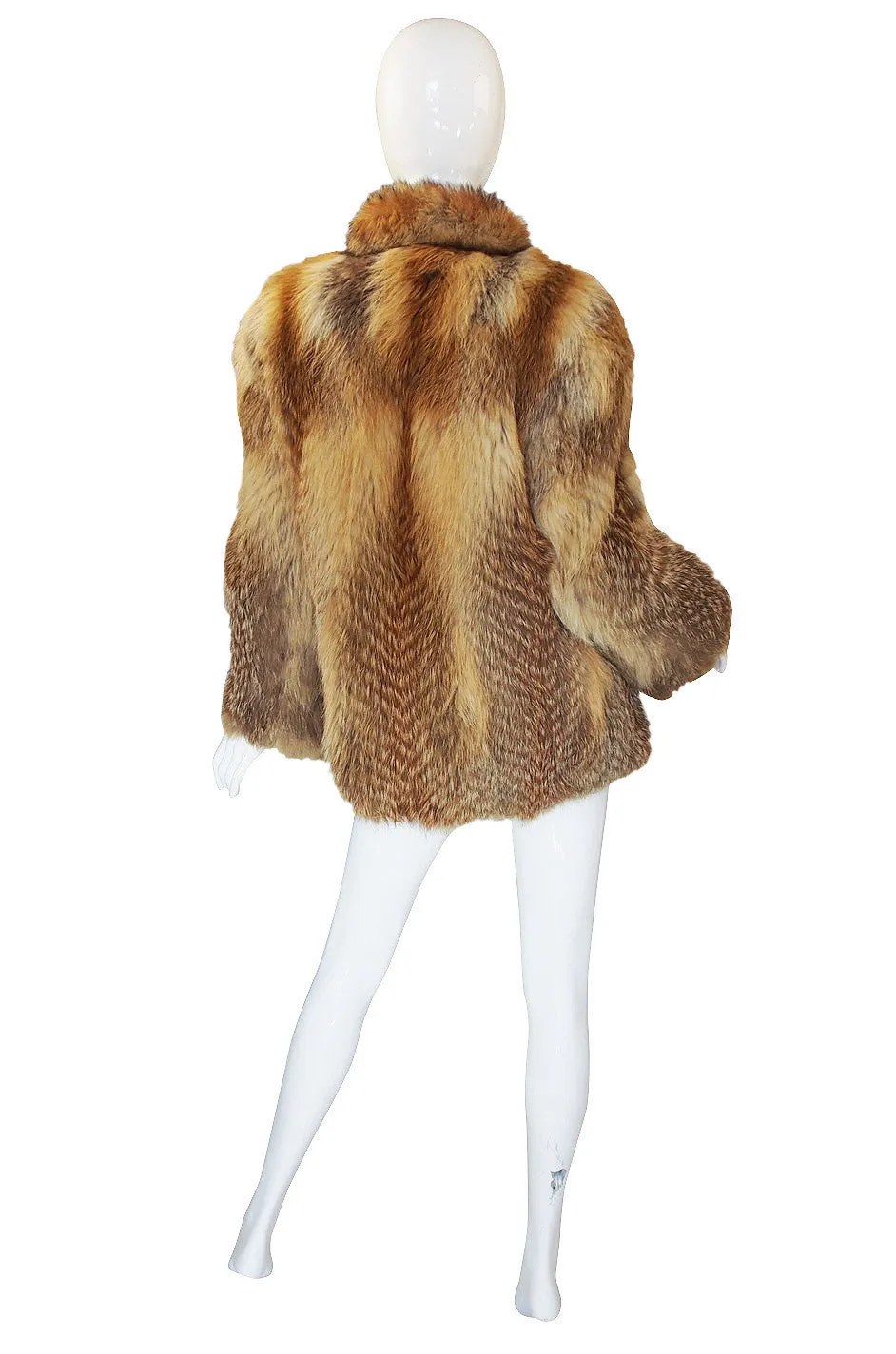 Stunning 1970s Biba Fox Fur Jacket