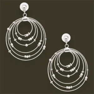 Stunning Concentric-Circle Earrings