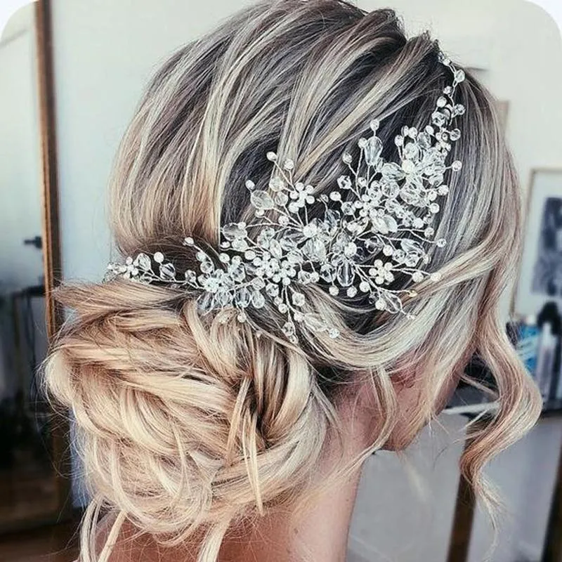 Stunning Crystal Spray Bridal Hair Vine