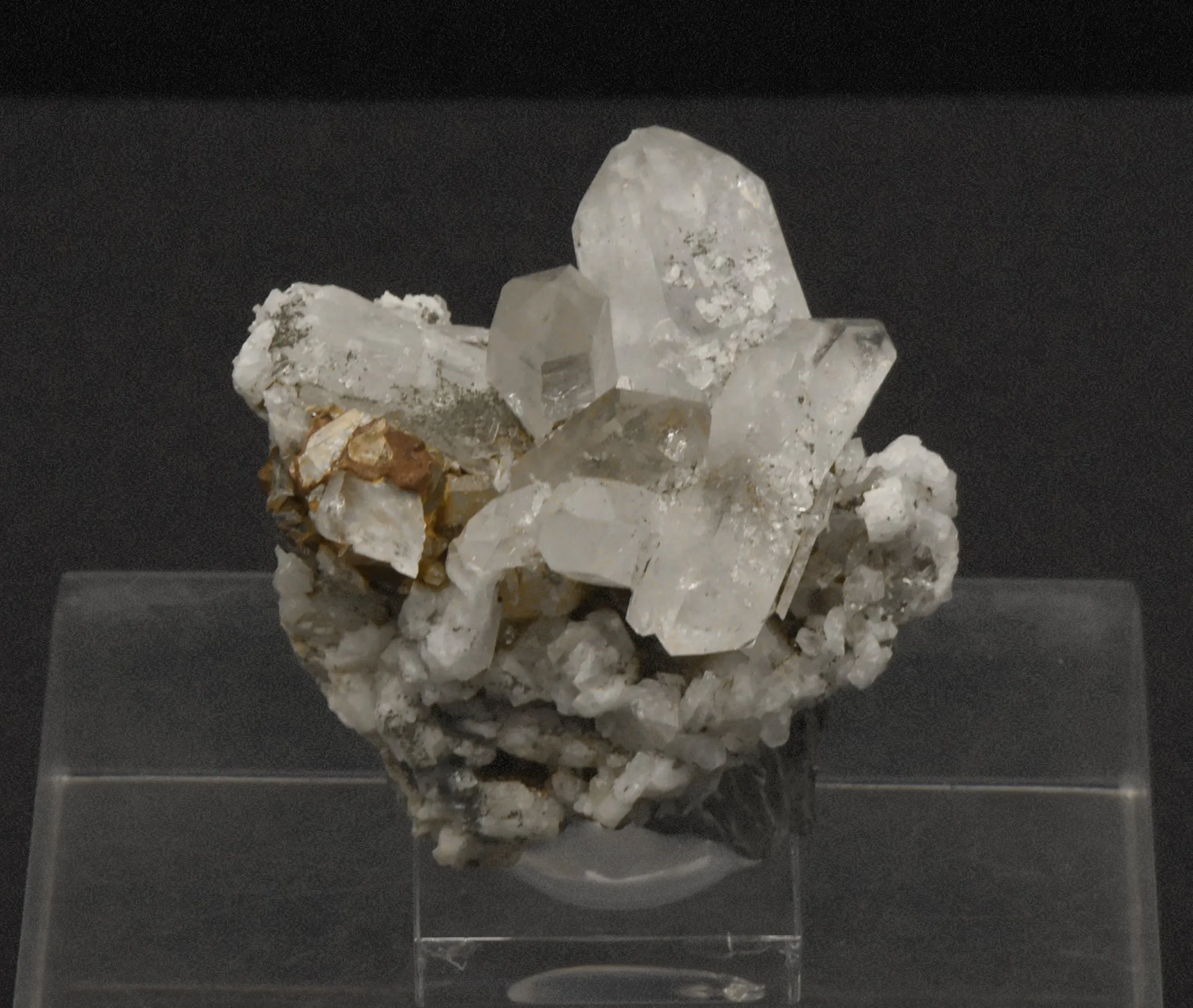 Stunning Doubly Terminated Quartz Crystal Cluster Mineral Specimen - Austria