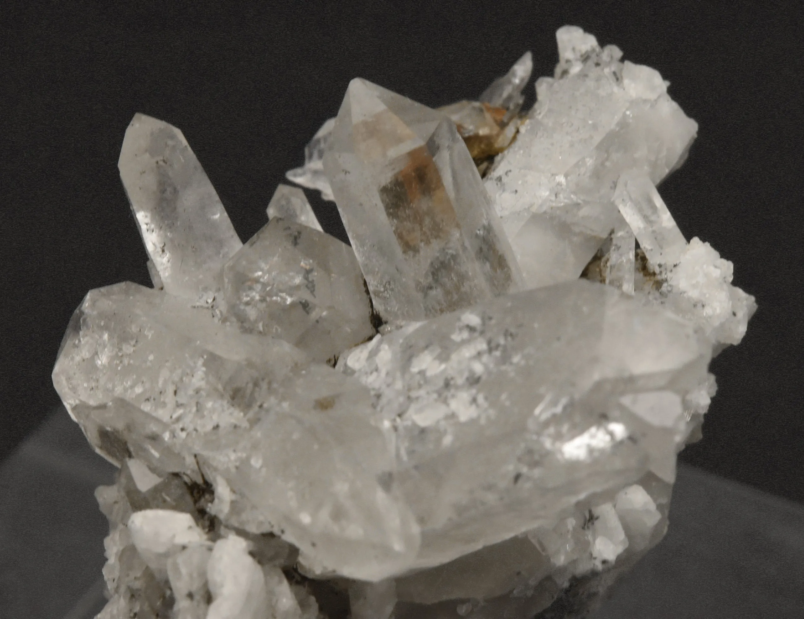 Stunning Doubly Terminated Quartz Crystal Cluster Mineral Specimen - Austria