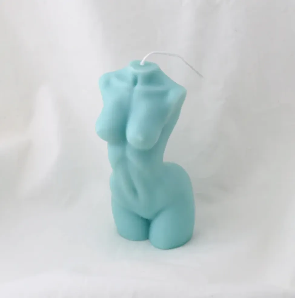 Stunning Female Candle / Feminine soy wax body candle