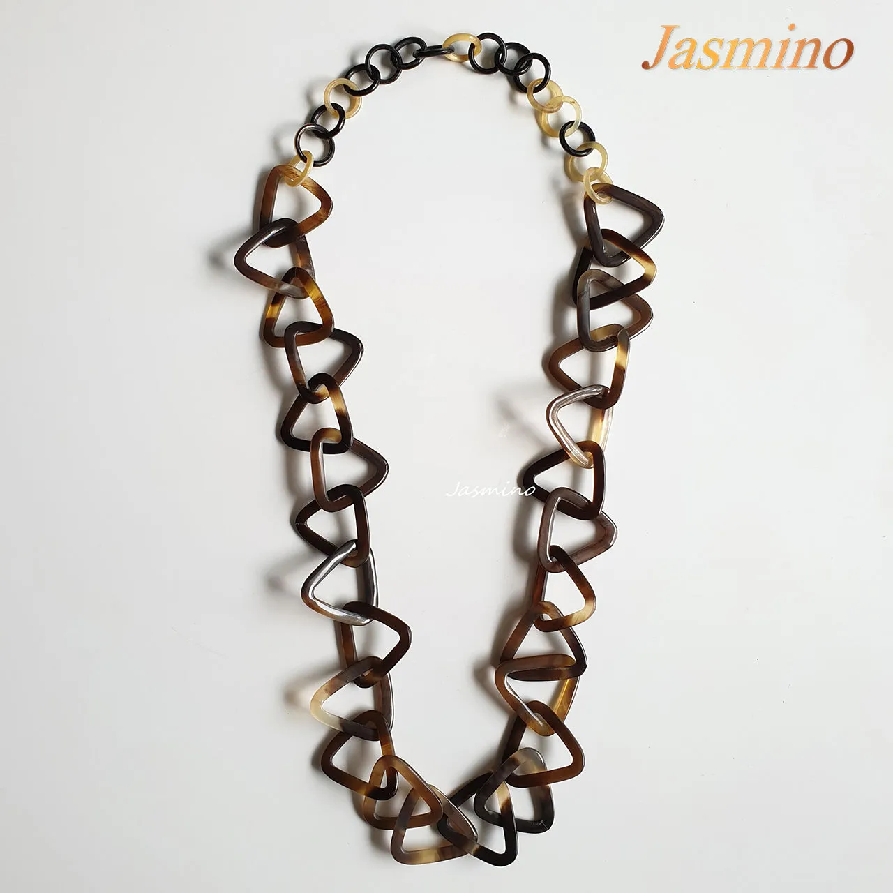 Stunning Horn Necklace J17520, Sources as Natural Buffalo Horn