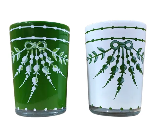 STUNNING NEW LILY OF THE VALLEY GLASSES/VASE