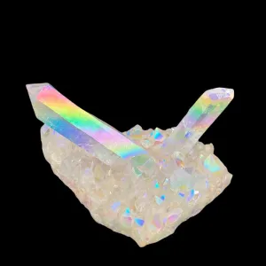 Stunning Opal Si Aura Quartz Crystal Cluster