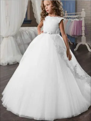 Stunning Sleeveless Communion Dress