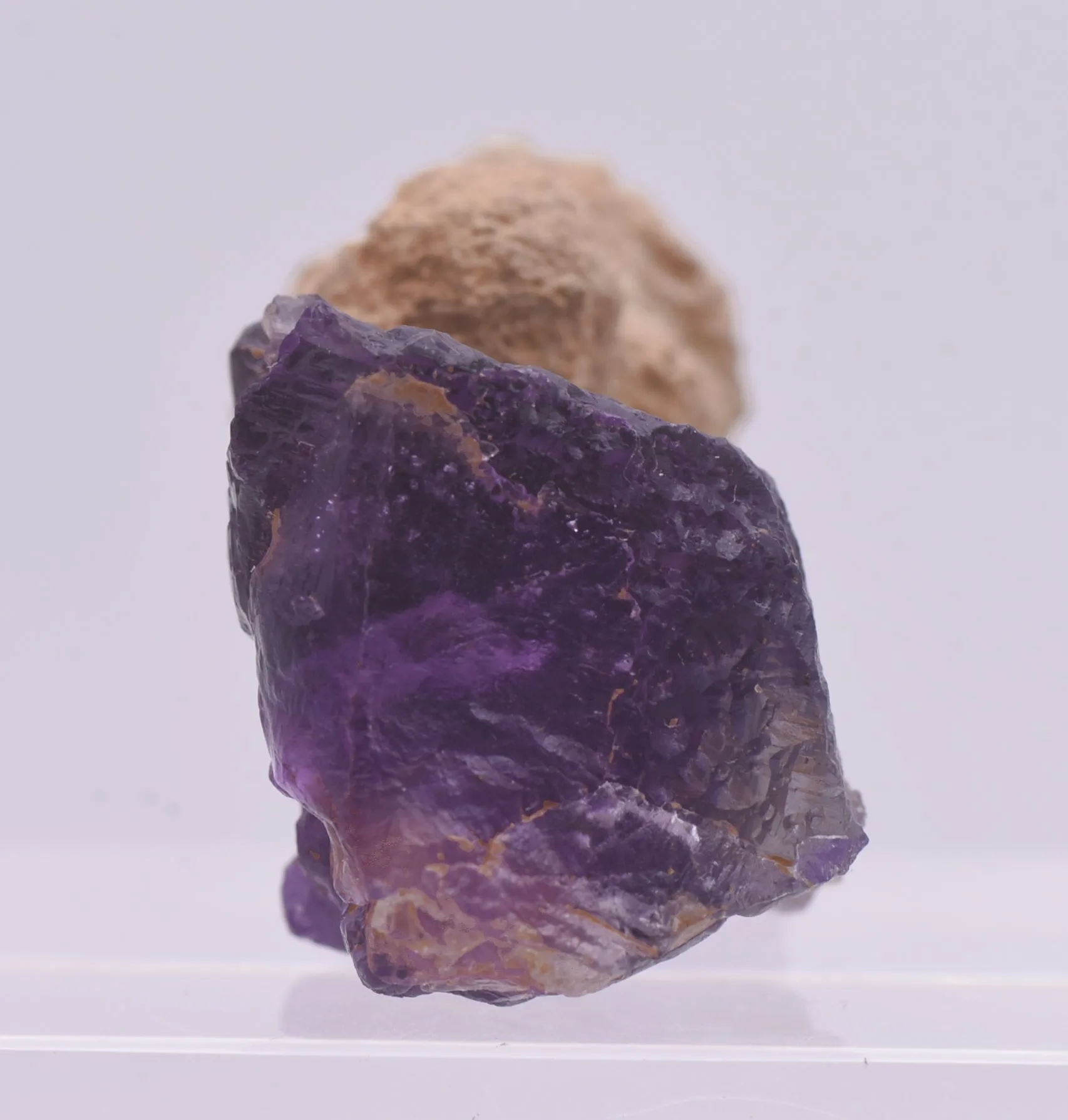 Stunning Unusual Habit Purple Fluorite Mineral Specimen