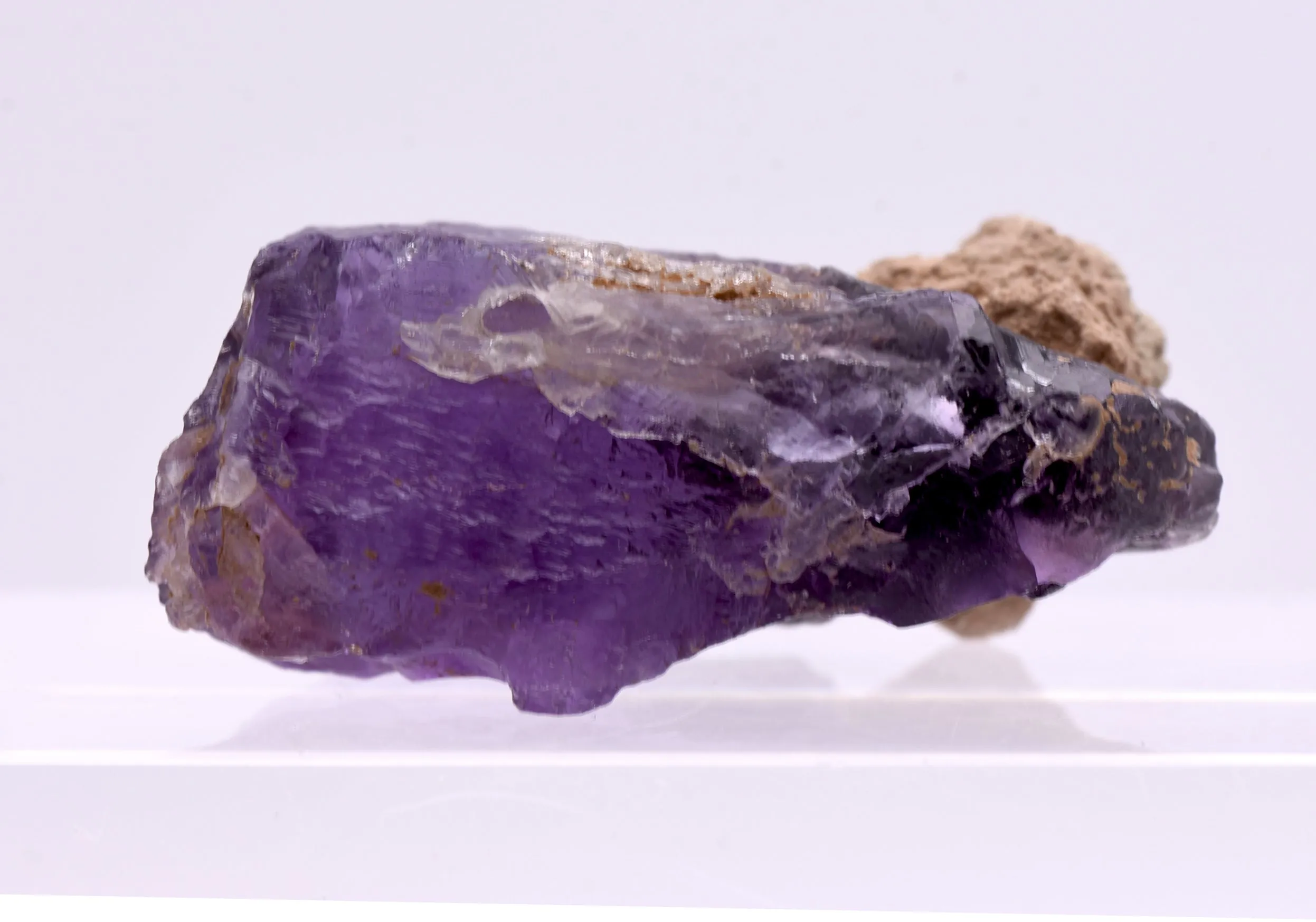 Stunning Unusual Habit Purple Fluorite Mineral Specimen