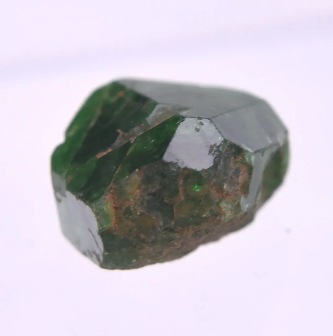 Stunning Vivid Green Triangular Face Tourmaline Nugget Crystal - 1.2g