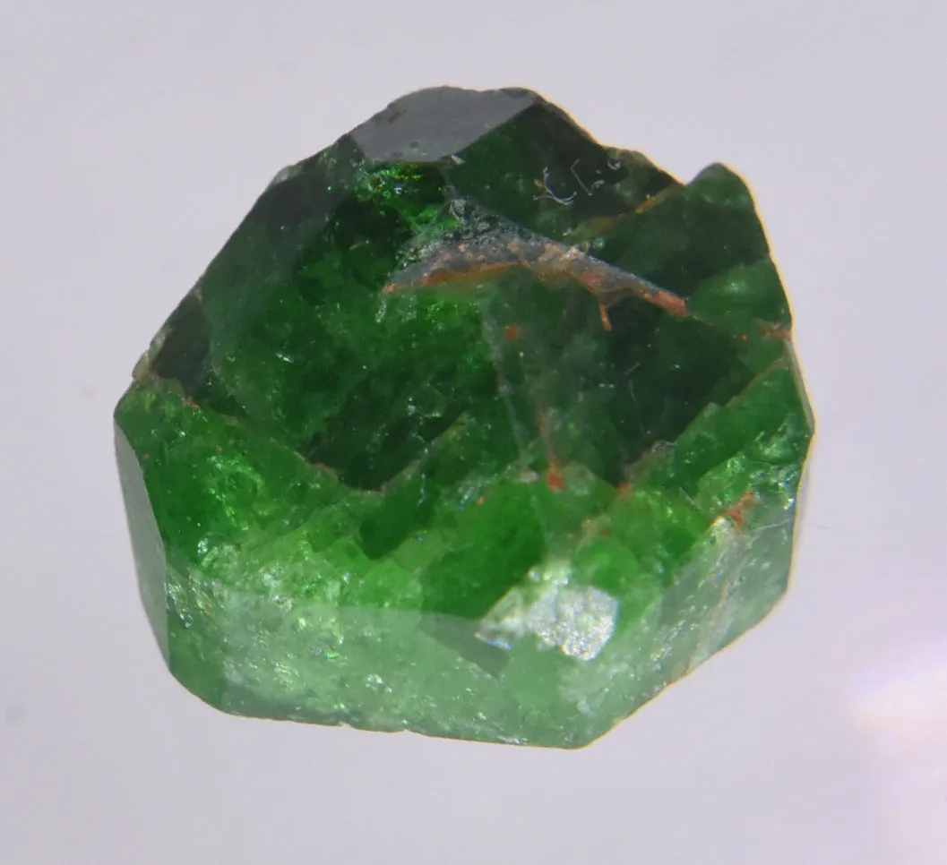 Stunning Vivid Green Triangular Face Tourmaline Nugget Crystal - 1.2g