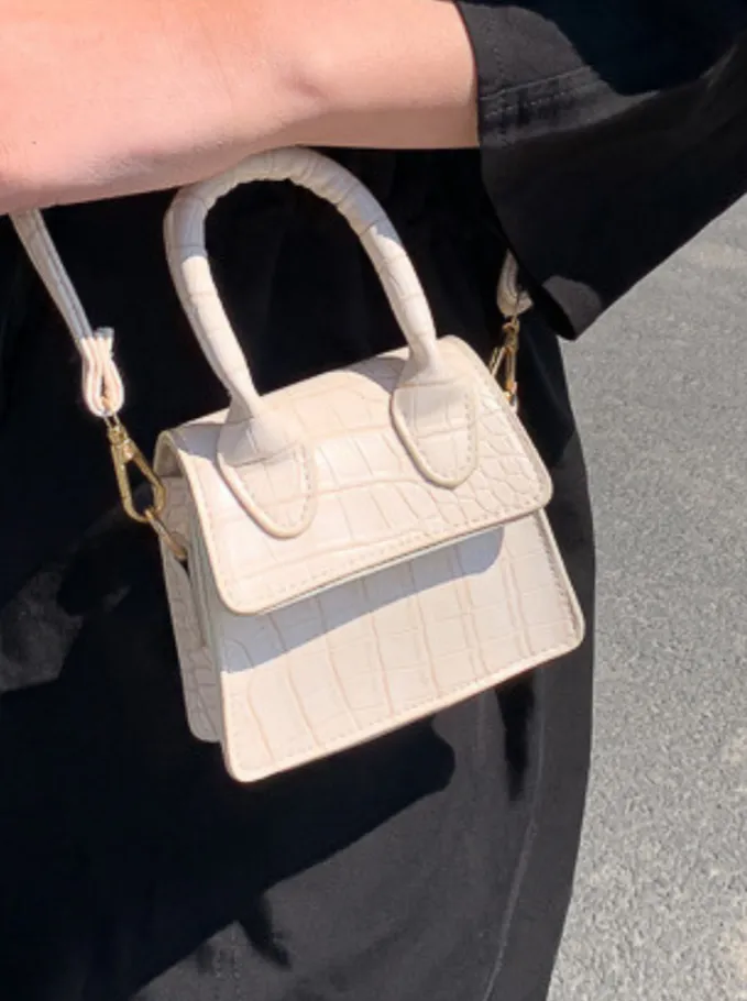 Style Stunner Croc-Embossed Mini Bag