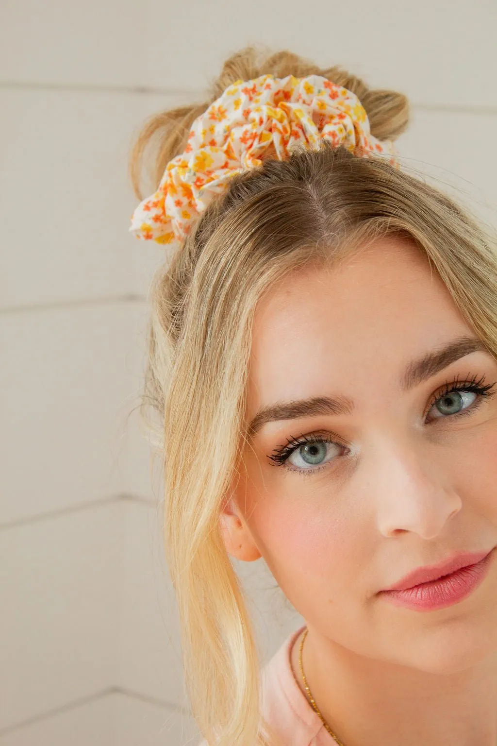 Sunrise Floral Jumbo Scrunchie