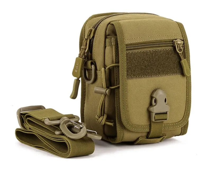 Tactical MOLLE Waist Pouch Shoulder Bag Waterproof