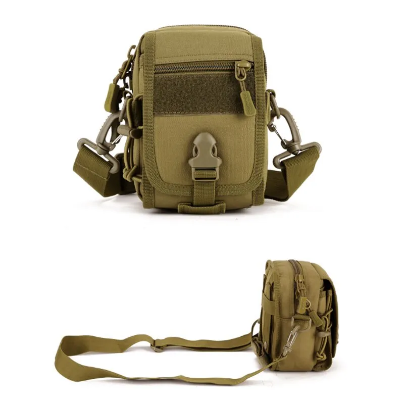 Tactical MOLLE Waist Pouch Shoulder Bag Waterproof