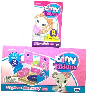 Tiny Tukkins Naptime Nursery Core Pack - 1 Mouse plus 1 Mystery Pack