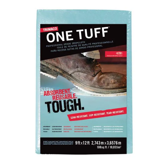 Trimaco One Tuff® 12′ x 15′ Drop Cloth (Pack of 4)