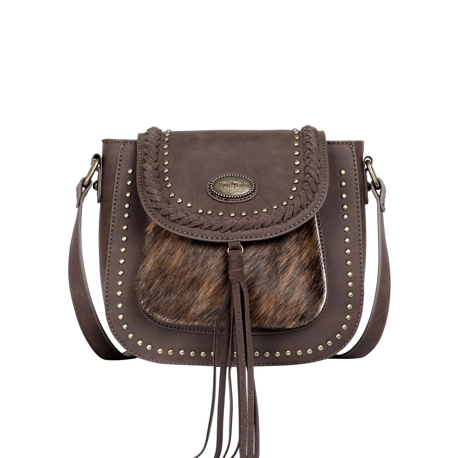 Trinity Ranch Hair-On Collection Crossbody Bag