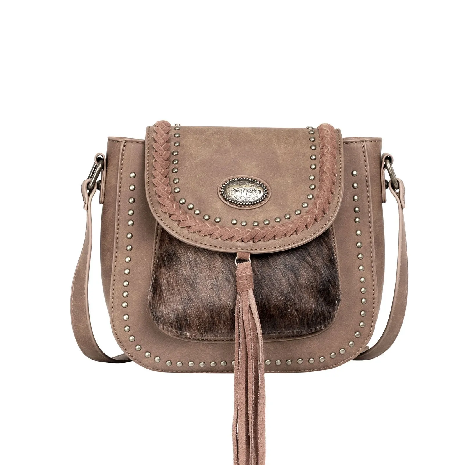 Trinity Ranch Hair-On Collection Crossbody Bag