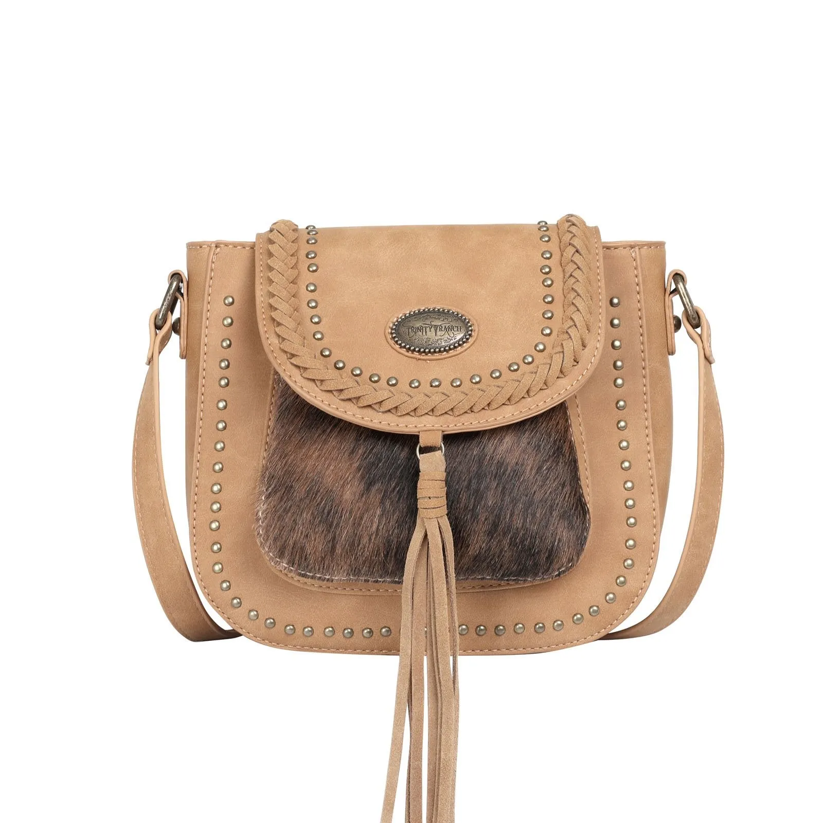 Trinity Ranch Hair-On Collection Crossbody Bag