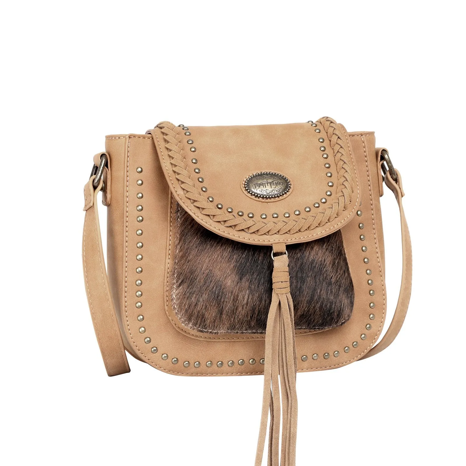 Trinity Ranch Hair-On Collection Crossbody Bag