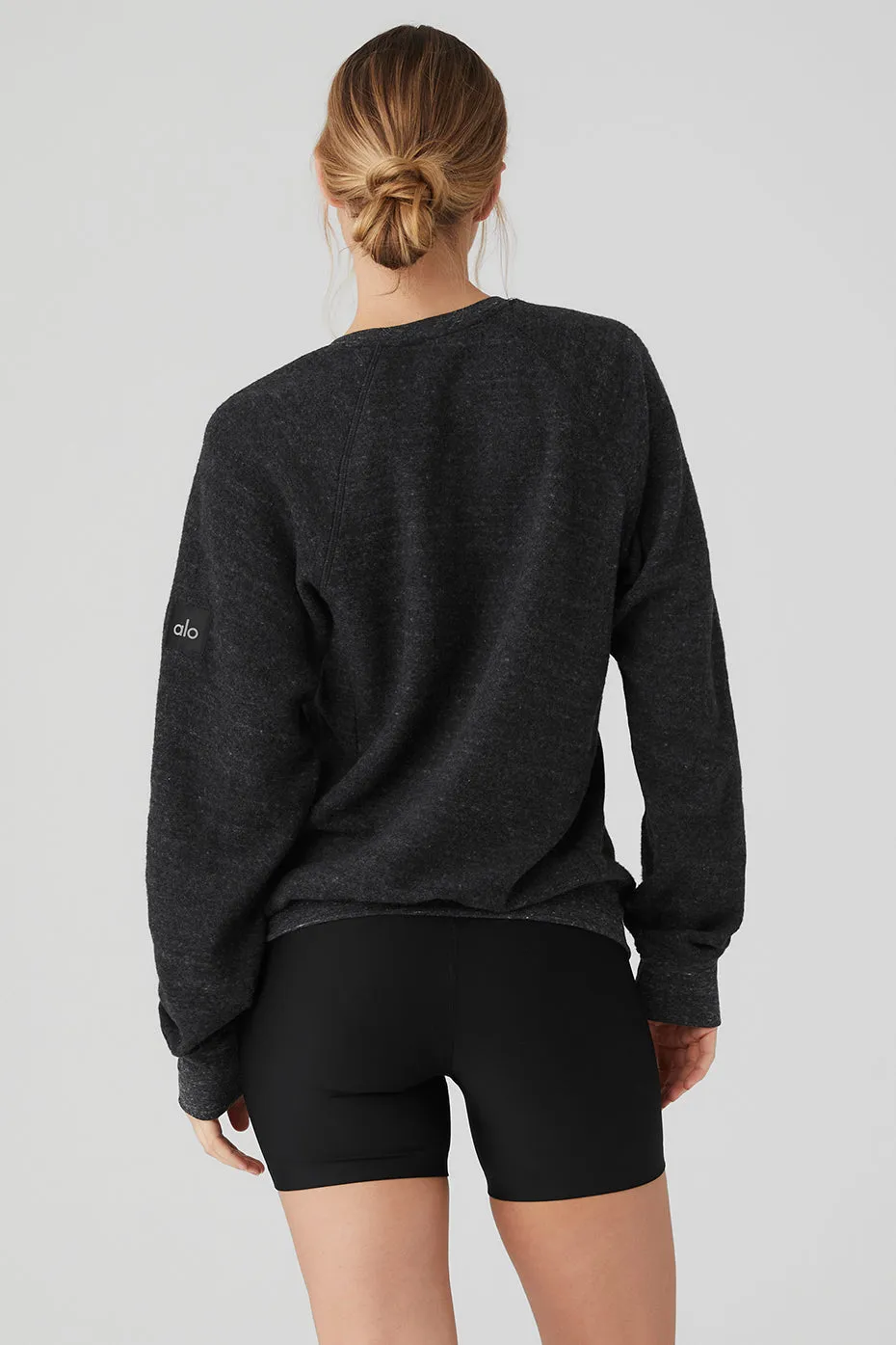 Triumph Crew Neck Sweatshirt - Charcoal Black Triblend